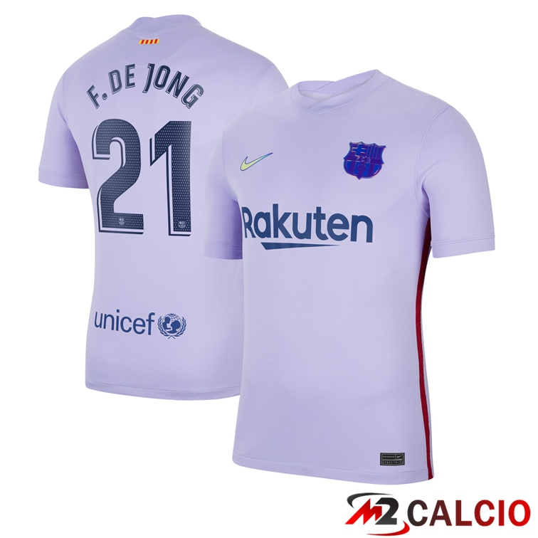 Maglia FC Barcellona (F. De Jong 21) Seconda Viola 2021/2022