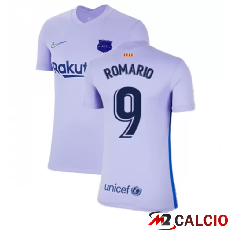 Maglia FC Barcellona (ROMARIO 9) Donna Seconda Viola 2021/2022