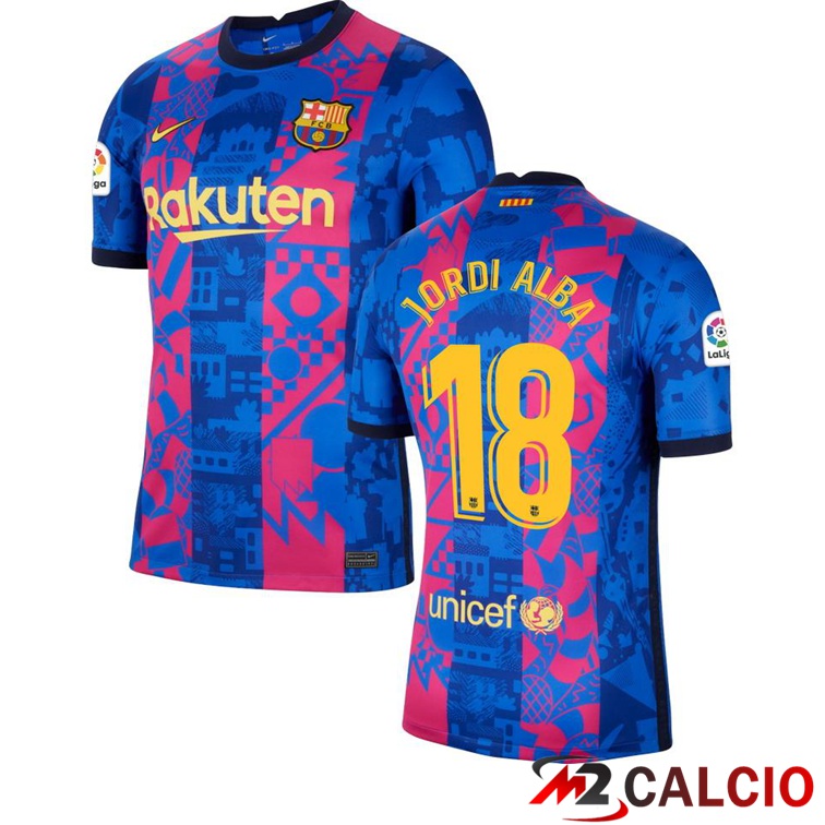 Maglia FC Barcellona (JORDI ALBA 18) Terza 2021/2022