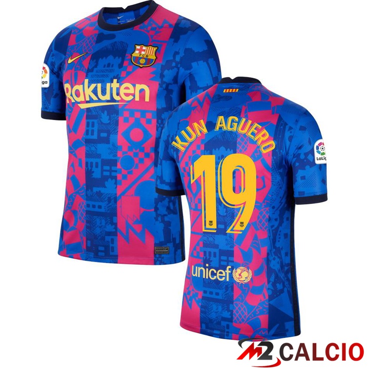 Maglia FC Barcellona (KUN AGUERO 19) Terza 2021/2022