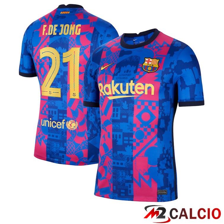 Maglia FC Barcellona (F. De Jong 21) Terza 2021/2022