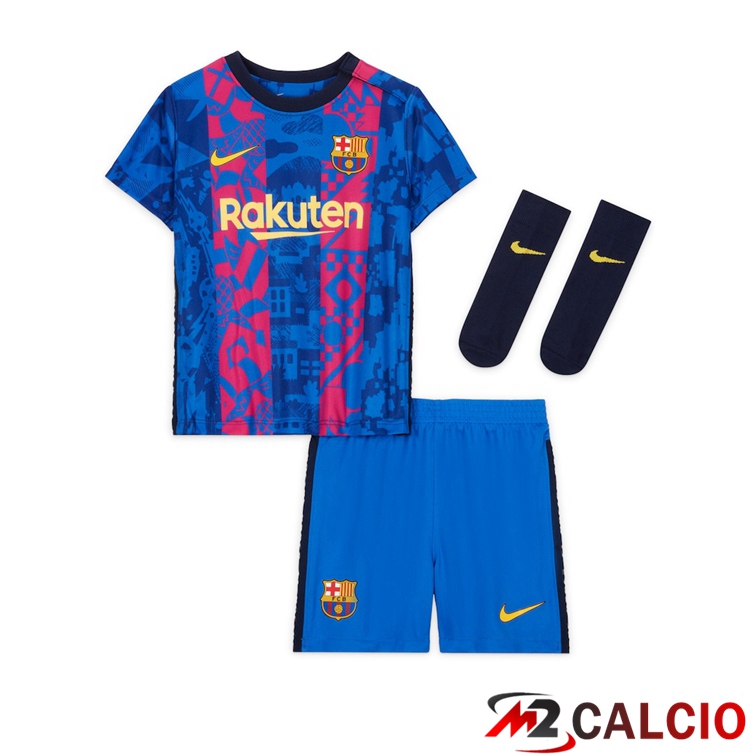 Maglie Calcio FC Barcellona Bambino Terza 2021/2022