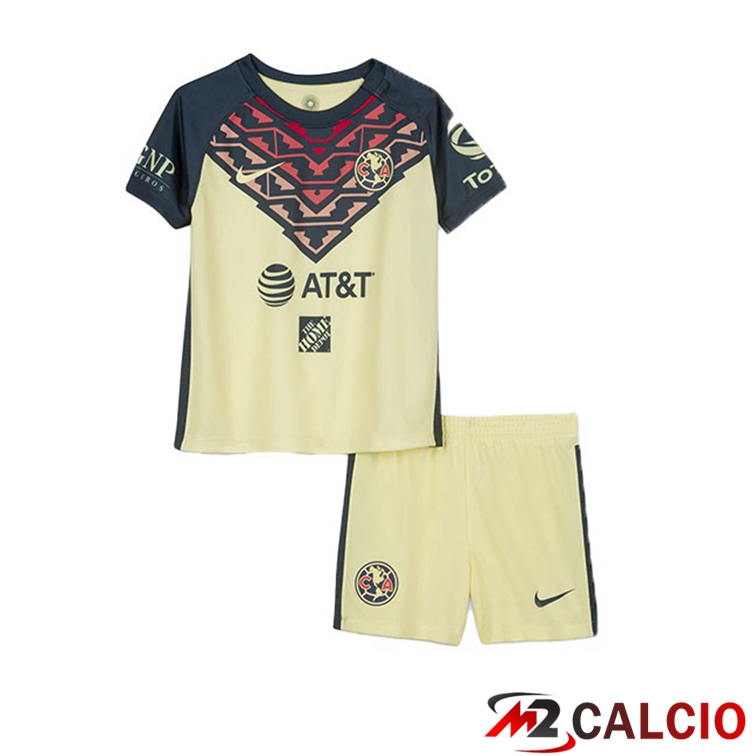 Maglia Club America Bambino Prima Giallo 2021/22