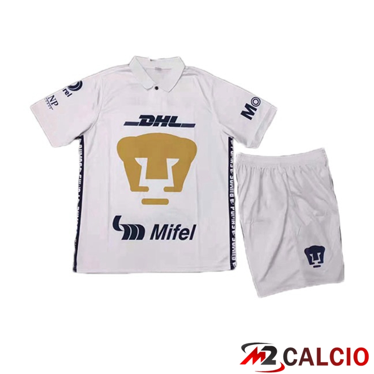 Maglia Pumas UNAM Bambino Prima Bianco 2021/22