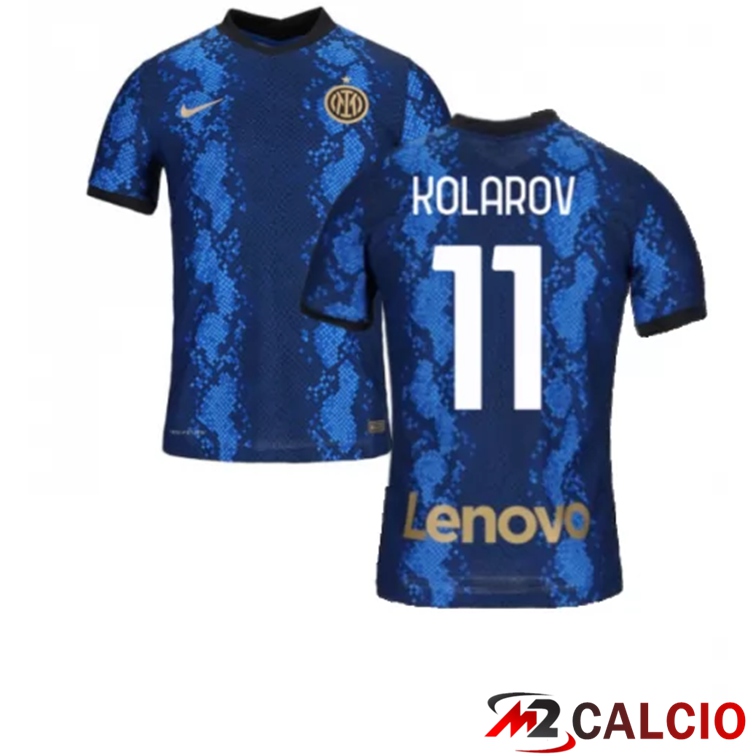 Maglia Inter Milan（KOLAROV 11）Prima Blu 2021/2022