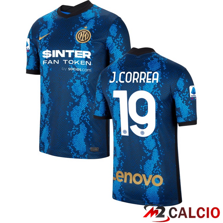 Maglia Inter Milan（J.CORREA 19）Prima Blu 2021/2022
