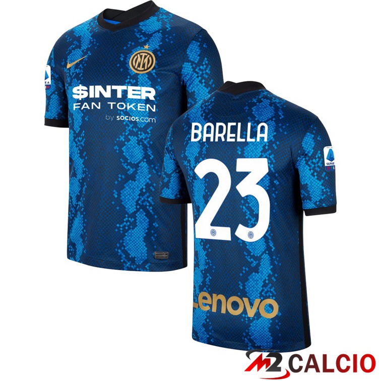 Maglia Inter Milan（BARELLA 23）Prima Blu 2021/2022