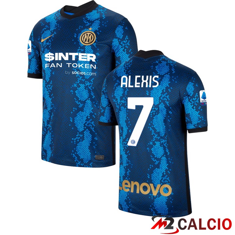 Maglia Inter Milan（ALEXIS 7）Prima Blu 2021/2022