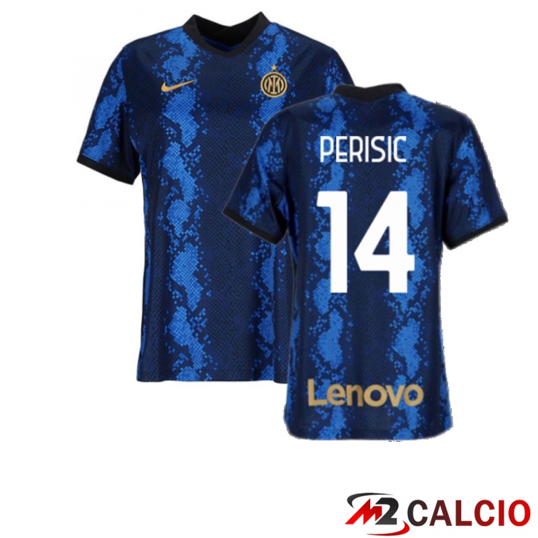 Maglia Inter Milan（PERISIC 14）Donna Prima Blu 2021/2022