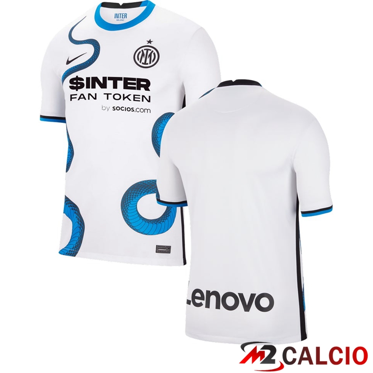 Maglie Calcio Inter Milan Seconda Bianco 2021/2022