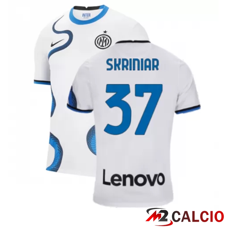 Maglia Inter Milan（SKRINIAR 37）Seconda Bianco 2021/2022