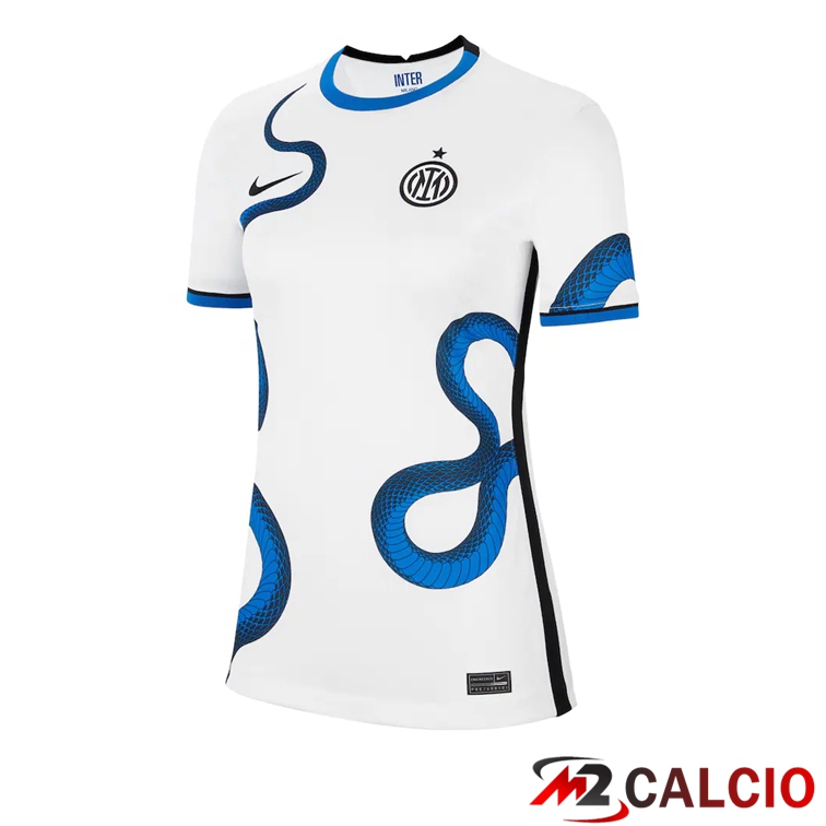 Maglie Calcio Inter Milan Donna Seconda Bianco 2021/2022