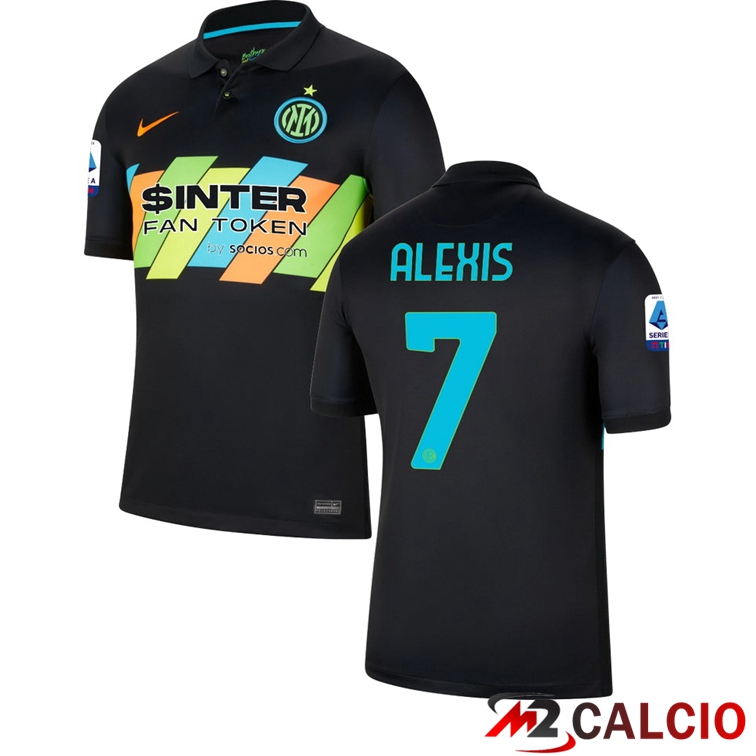 Maglia Inter Milan（ALEXIS 7）Terza Nero 2021/2022