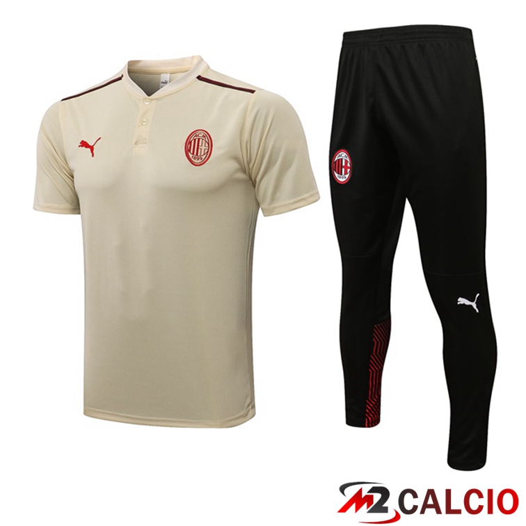 Maglia Polo AC Milan + Pantaloni Giallo 2021/2022