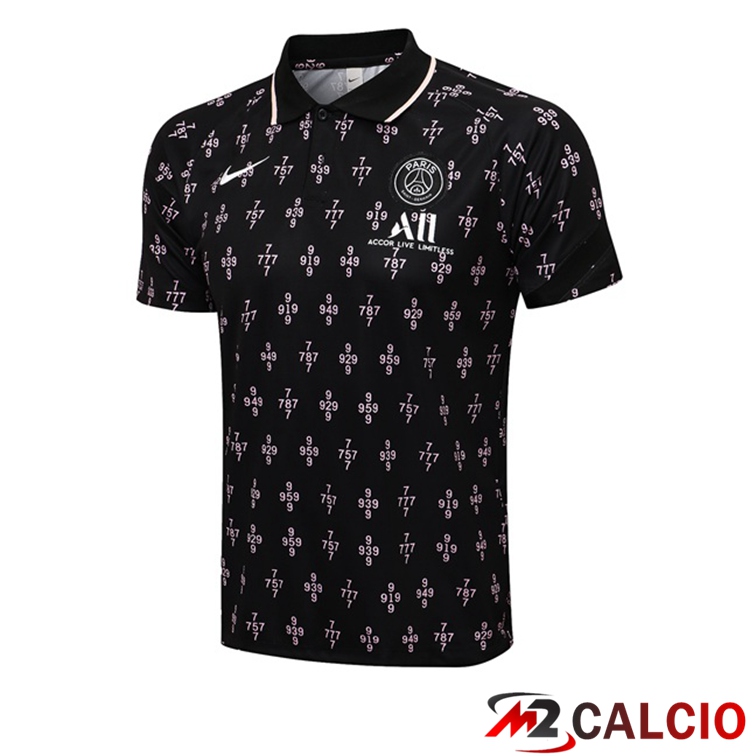 Maglia Polo Paris PSG Nero 2021/2022