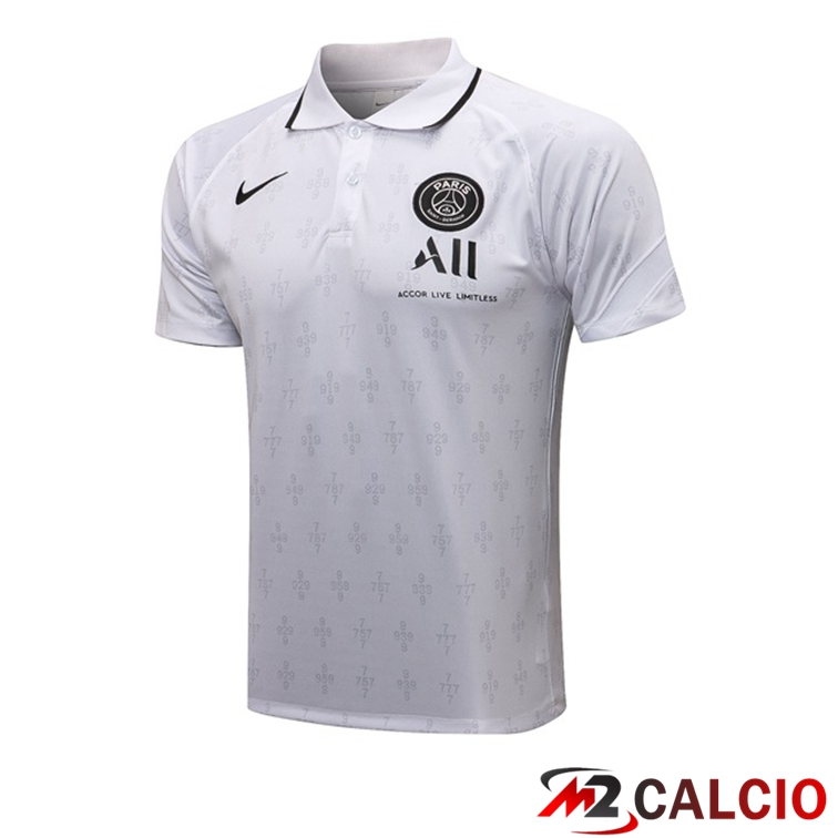 Maglia Polo Paris PSG Bianco 2021/2022