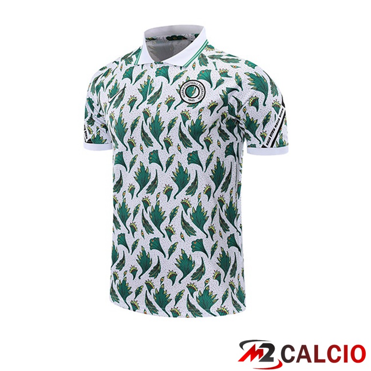 Maglia Polo Nigeria Bianco Verde 2021/2022