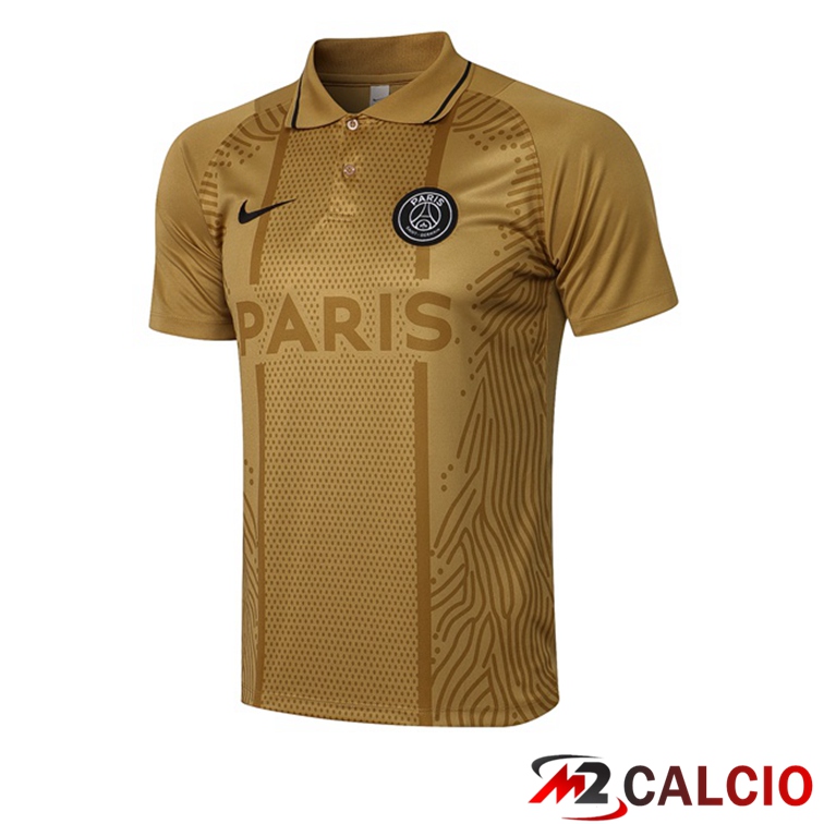Maglia Polo Paris PSG Giallo 2021/2022