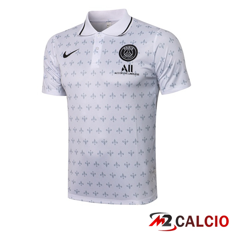 Maglia Polo Paris PSG Bianco 2021/2022