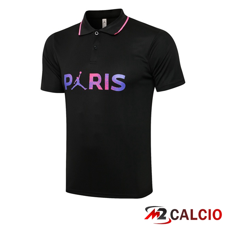 Maglia Polo Paris PSG Nero Viola 2021/2022