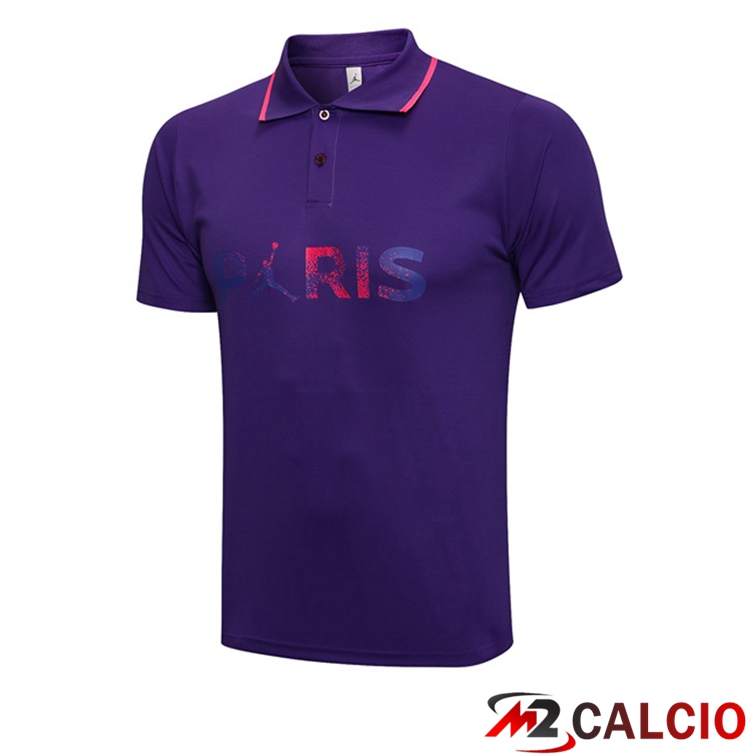 Maglia Polo Paris PSG Viola 2021/2022