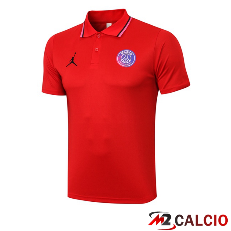 Maglia Polo Paris PSG Rosso 2021/2022