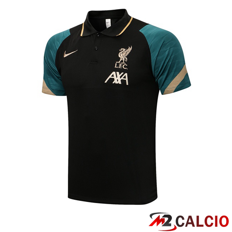 Maglia Polo FC Liverpool Nero 2021/2022