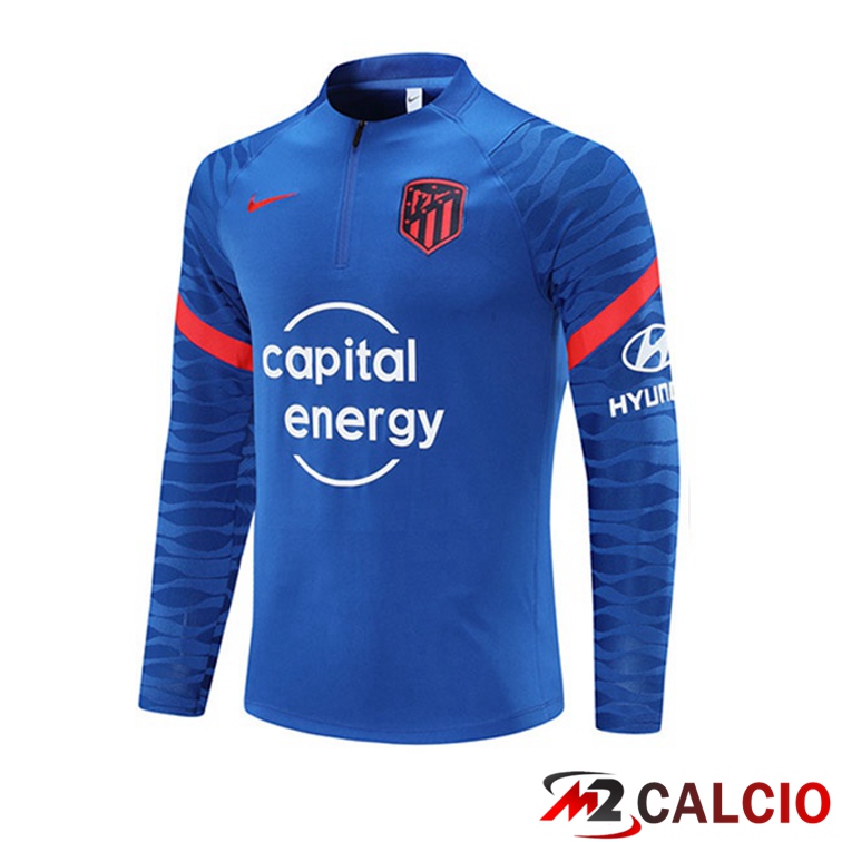 Felpa Allenamento Atletico Madrid Blu 2021/2022