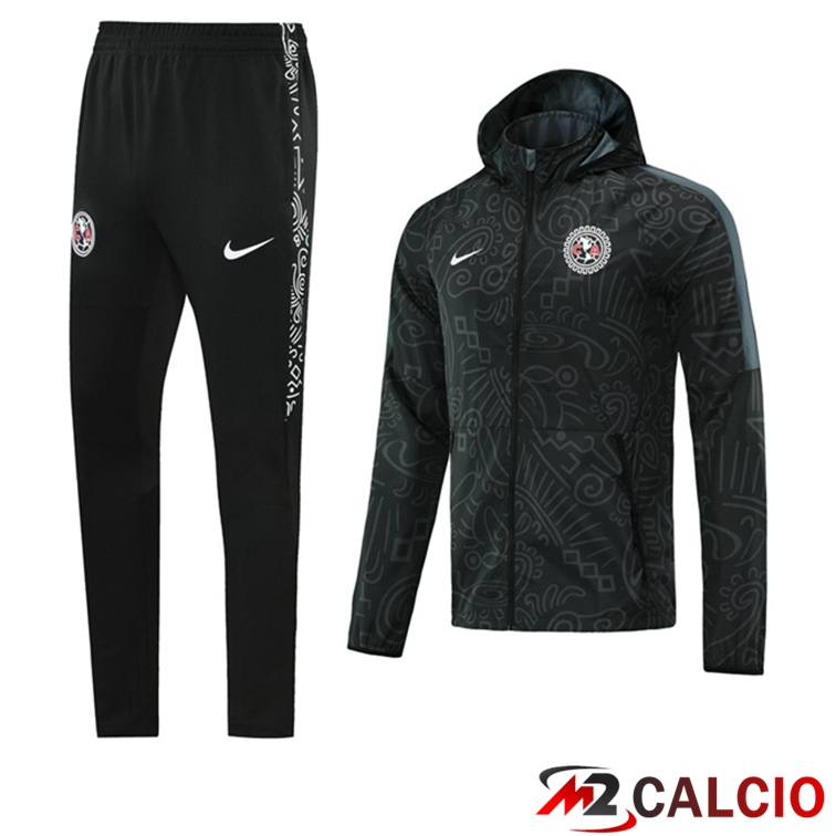 Giacca Con Cappuccio Tuta Club America Nero 2021/2022