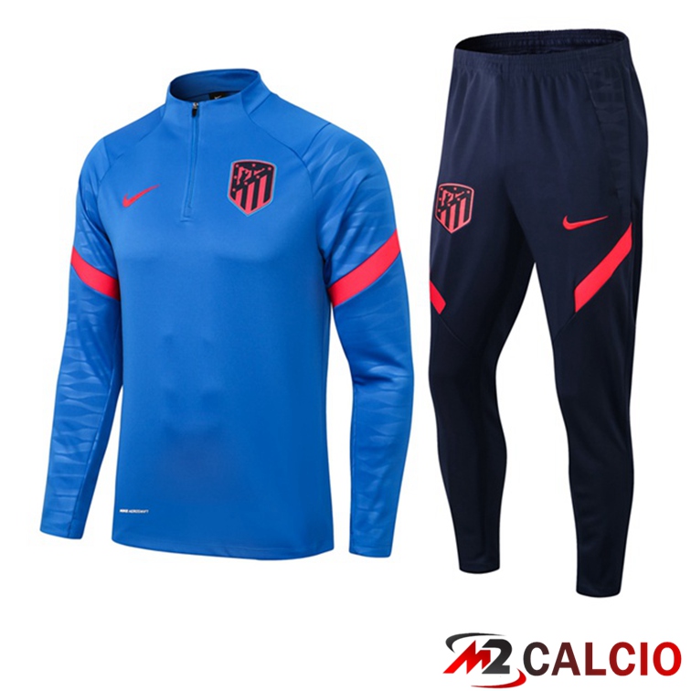 Insieme Tuta Calcio Atletico Madrid Blu 2021/2022