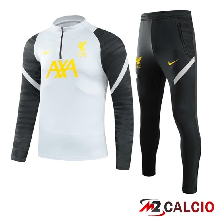 Insieme Tuta Calcio FC Liverpool Grigio 2021/2022