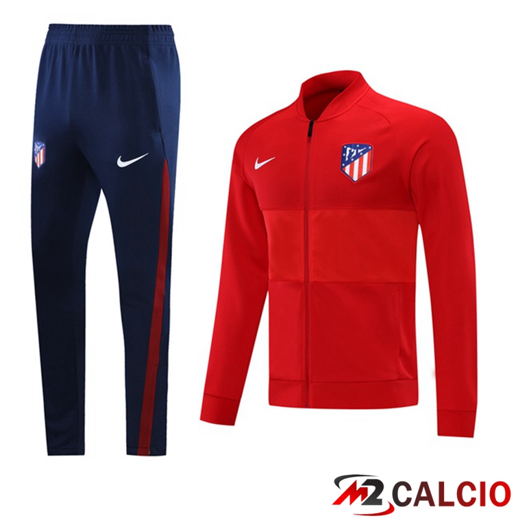 Insieme Tuta Calcio - Giacca Atletico Madrid Rosso 2021/2022
