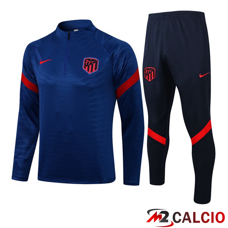 Insieme Tuta Calcio Atletico Madrid Blu 2021/2022