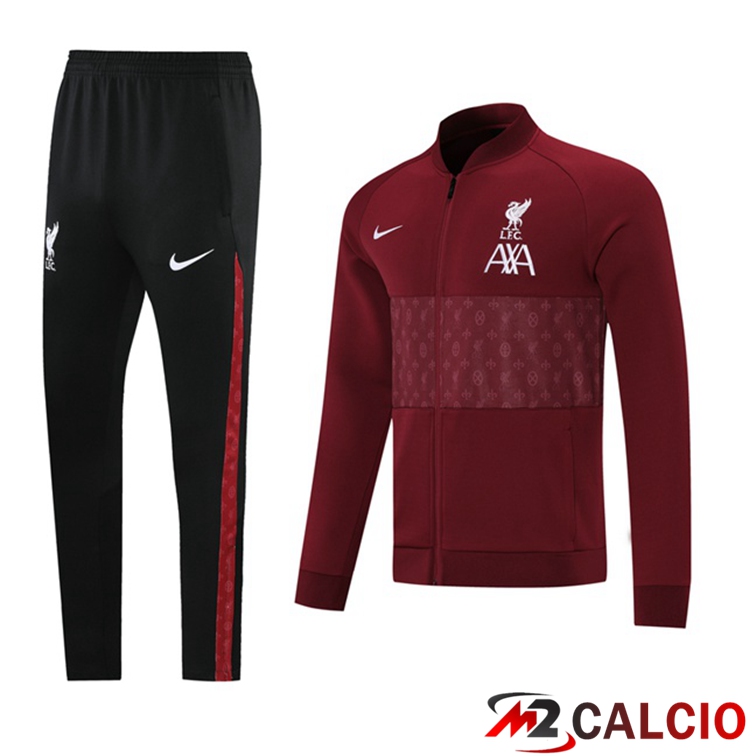 Insieme Tuta Calcio - Giacca FC Liverpool Rosso 2021/2022