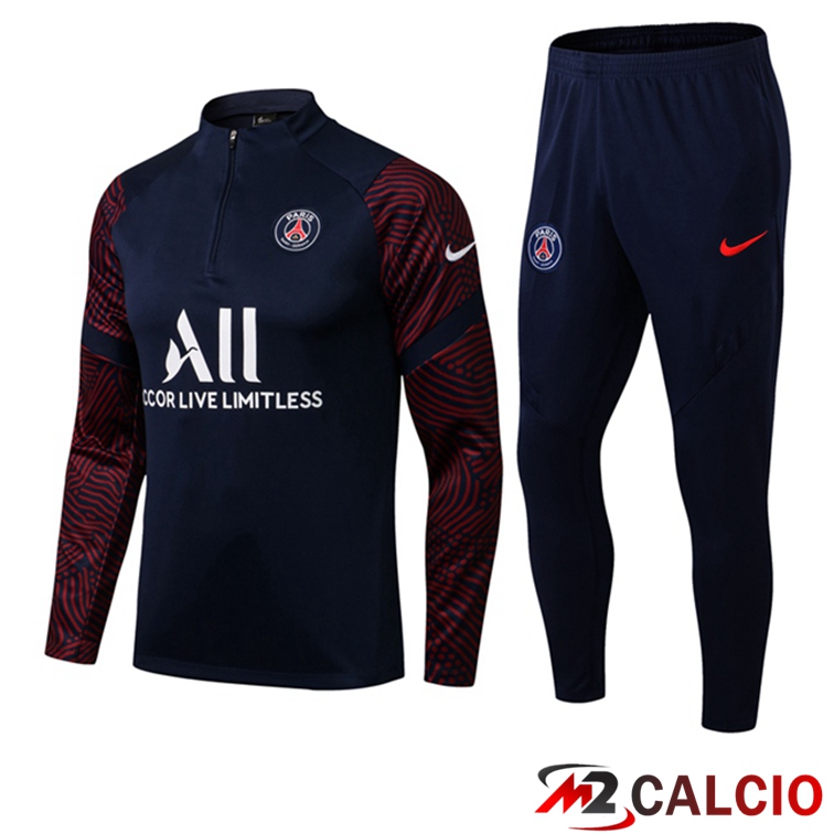 Insieme Tuta Calcio Paris PSG Blu Reale 2021/2022