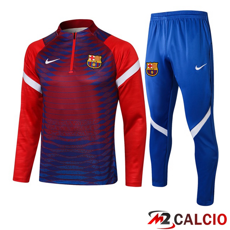 Insieme Tuta Calcio FC Barcellona Rosso Blu 2021/2022