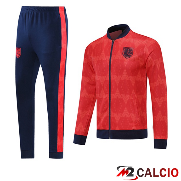 Insieme Tuta Calcio - Giacca Inghilterra Rosso 2021/2022