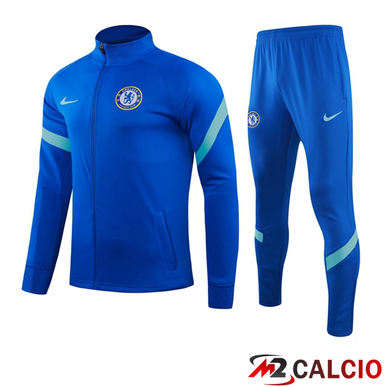 Insieme Tuta Calcio - Giacca FC Chelsea Blu 2021/2022