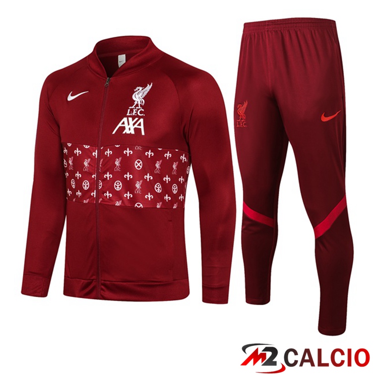 Insieme Tuta Calcio - Giacca FC Liverpool Rosso 2021/2022