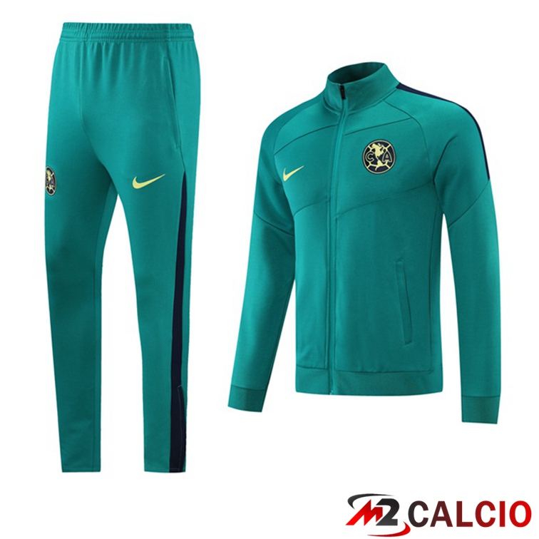Insieme Tuta Calcio - Giacca Club America Verde 2021/2022