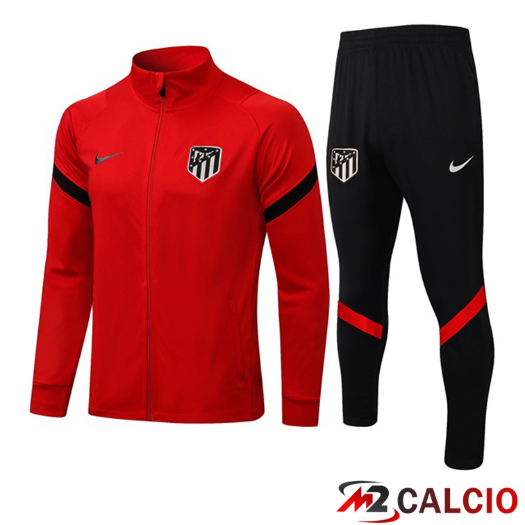 Insieme Tuta Calcio - Giacca Atletico Madrid Rosso 2021/2022