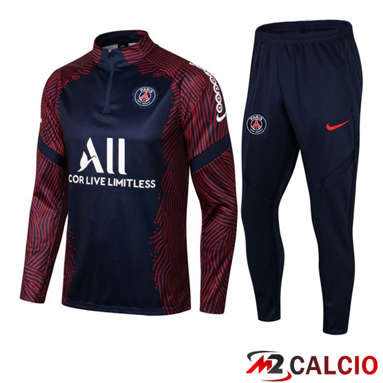 Insieme Tuta Calcio Paris PSG Blu Reale 2021/2022