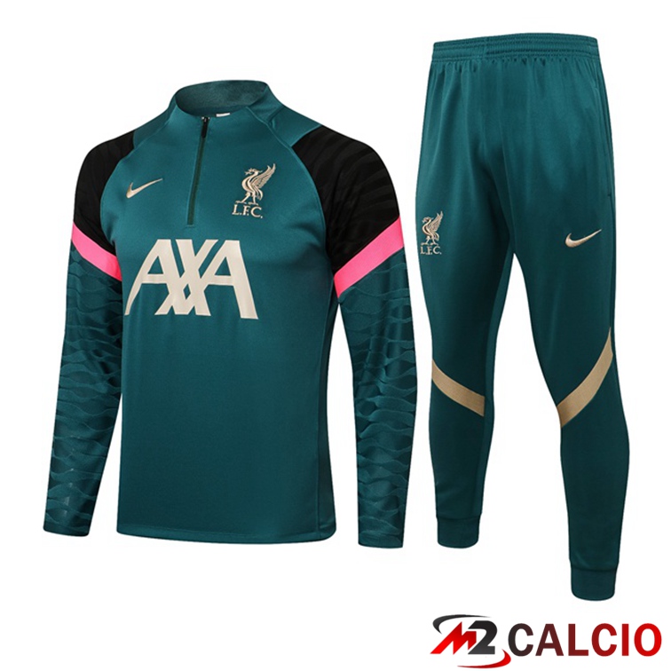 Insieme Tuta Calcio FC Liverpool Verde 2021/2022