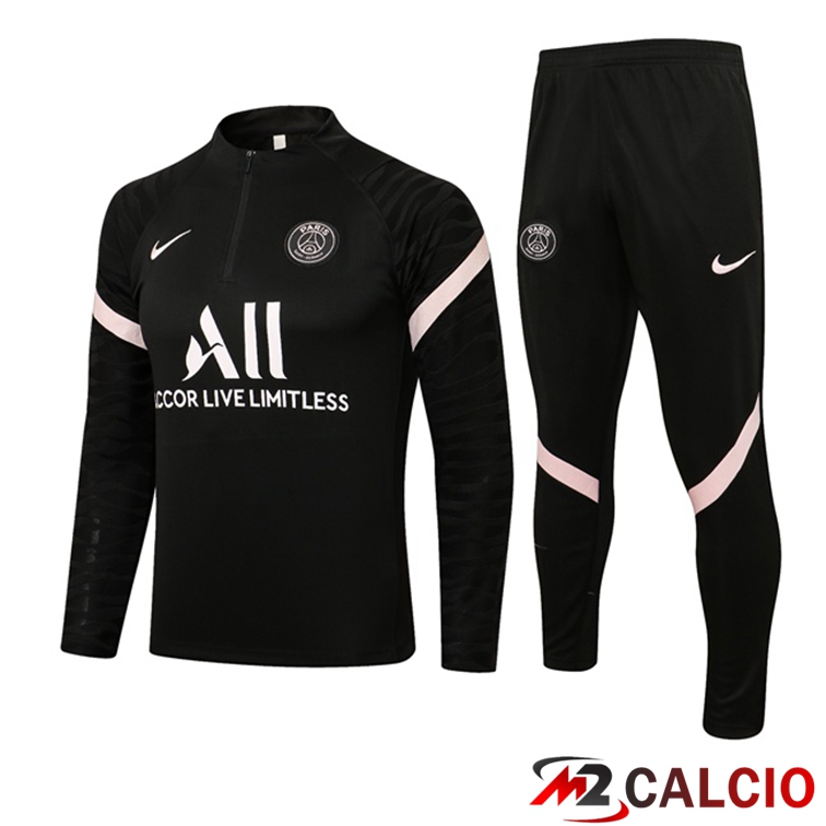 Insieme Tuta Calcio Paris PSG Nero 2021/2022