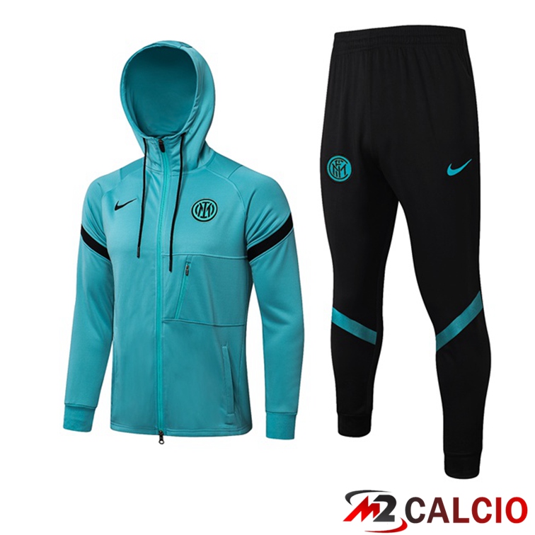 Giacca Con Cappuccio Tuta Inter Milan Blu 2021/2022