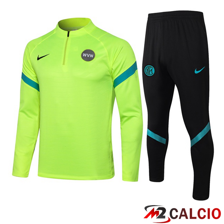 Insieme Tuta Calcio Inter Milan Verde 2021/2022