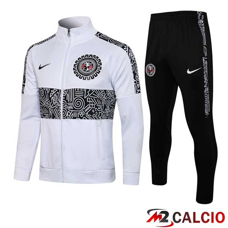 Insieme Tuta Calcio - Giacca Club America Bianco 2021/2022