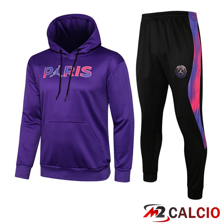 Giacca Con Cappuccio Tuta Jordan PSG Viola 2021/2022