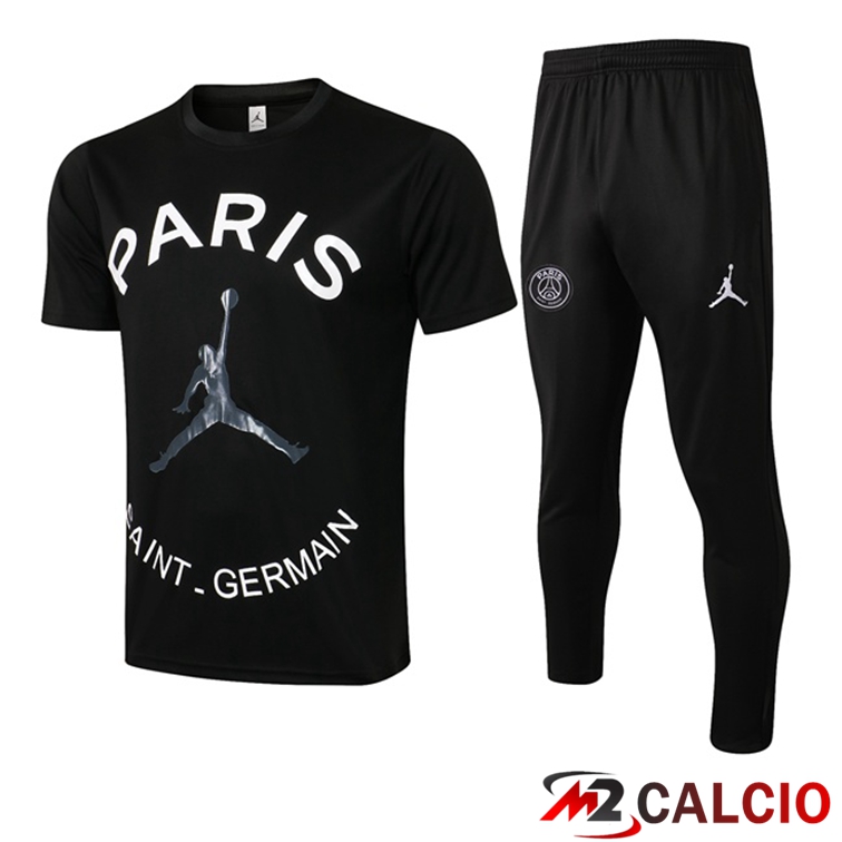 Maglia Allenamento Jordan PSG + Pantaloni Nero 2021/2022