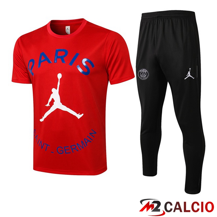 Maglia Allenamento Jordan PSG + Pantaloni Rosso 2021/2022
